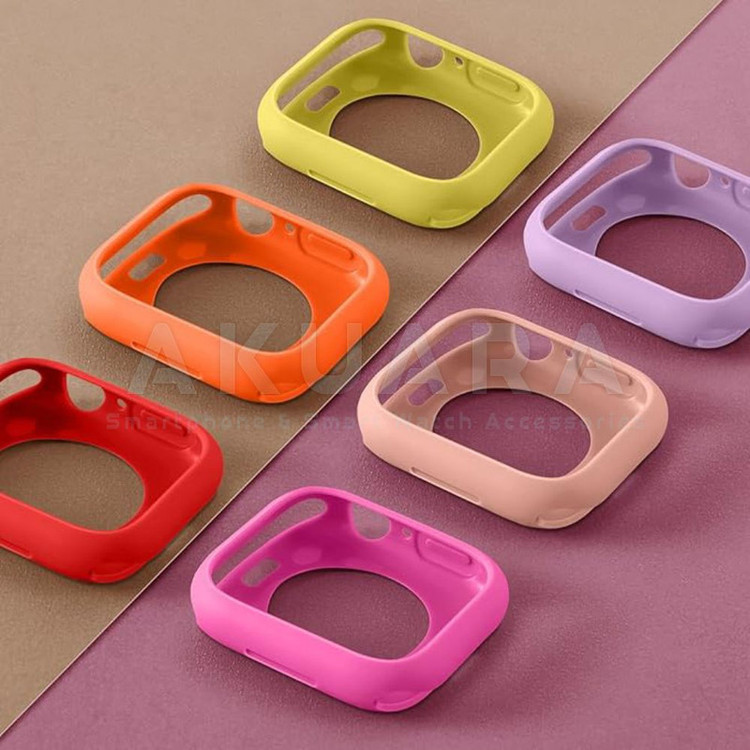 کاور آکوآرا مدل Jelly Protect مناسب برای اپل واچ Series 8 45mm / Series 7 45mm / Series 9 45mm به همراه محافظ صفحه نمایش