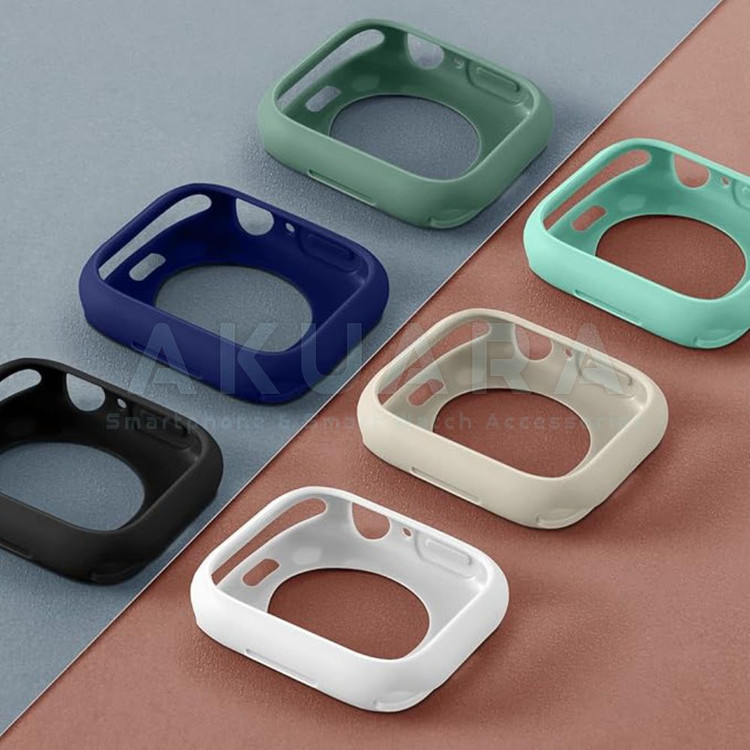 کاور آکوآرا مدل Jelly Protect مناسب برای اپل واچ Series 8 45mm / Series 7 45mm / Series 9 45mm به همراه محافظ صفحه نمایش