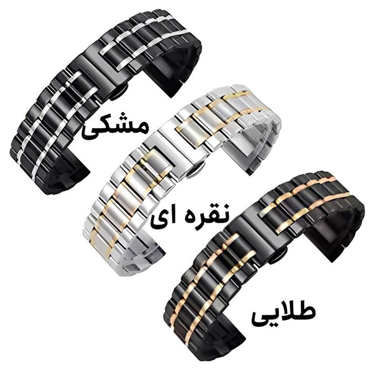 بند مسیر مدل Ceramic Steel مناسب برای اپل واچ 40 میلی متری سری SE