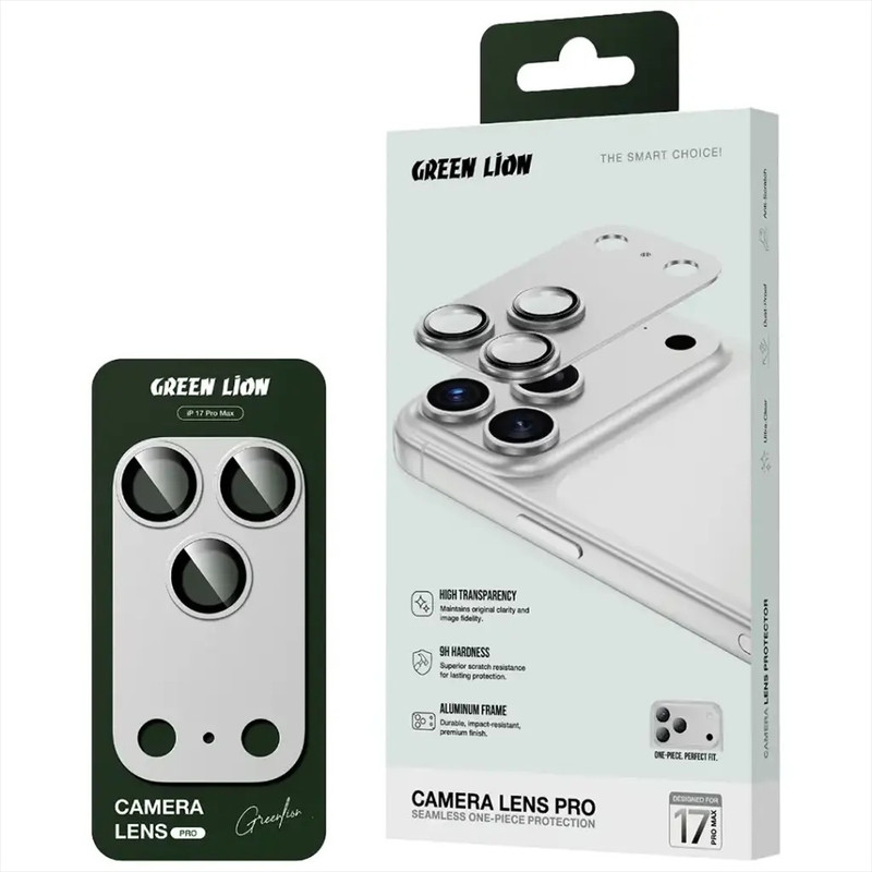 محافظ لنز دوربین گرین لاین مدل Camera Lens Pro مناسب برای گوشی موبایل اپل iPhone 17 Pro Max
