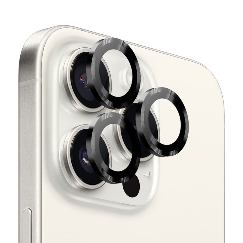 محافظ لنز دوربین گوف مدل رینگی مناسب برای گوشی موبایل اپل iPhone 15 Pro Max