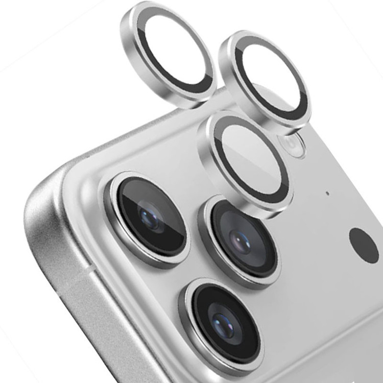 محافظ لنز دوربین مسیر مدل Silver مناسب برای گوشی موبایل اپل iPhone 17 Pro / 17 Pro Max