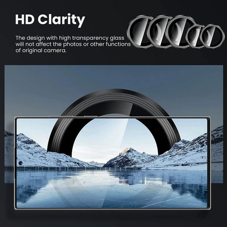 محافظ لنز دوربین فلزی بوف مدل Metal مناسب برای گوشی موبایل سامسونگ Galaxy S26 Ultra