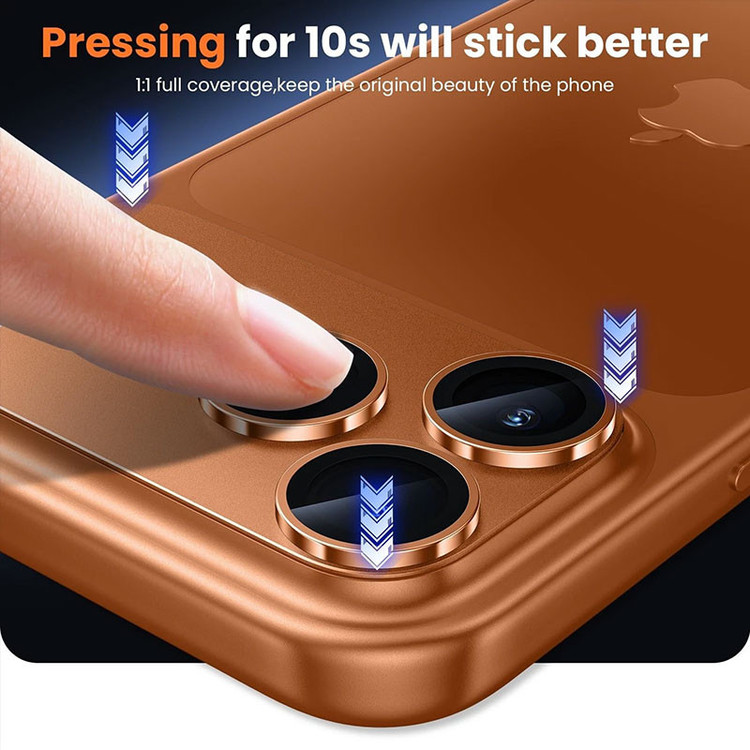 محافظ لنز دوربین فلزی مسیر مدل Total Shield مناسب برای گوشی موبایل اپل iPhone 17 Pro