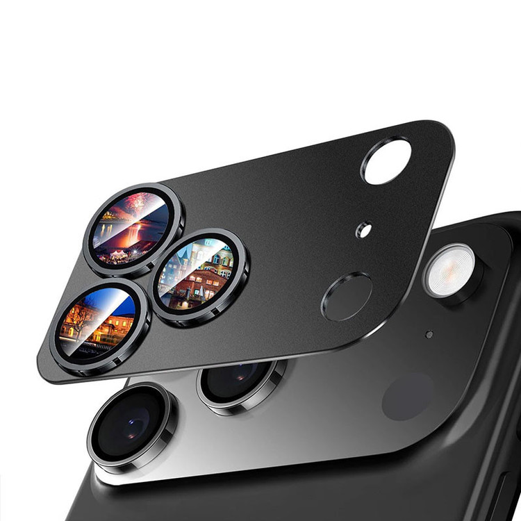 محافظ لنز دوربین فلزی مسیر مدل Total Shield مناسب برای گوشی موبایل اپل iPhone 17 Pro