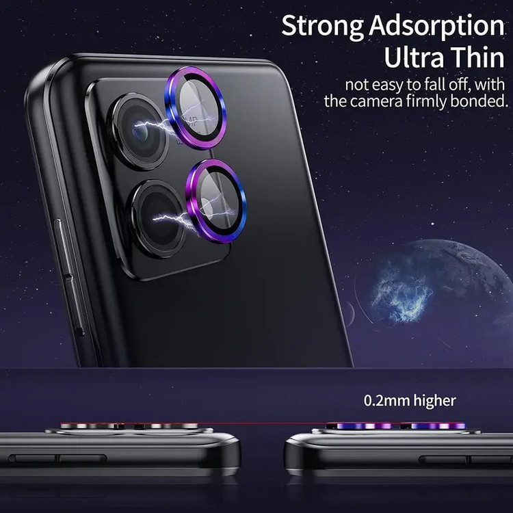 محافظ لنز دوربین والکری مدل Ring Metal مناسب برای گوشی موبایل شیائومی Poco M6 4G