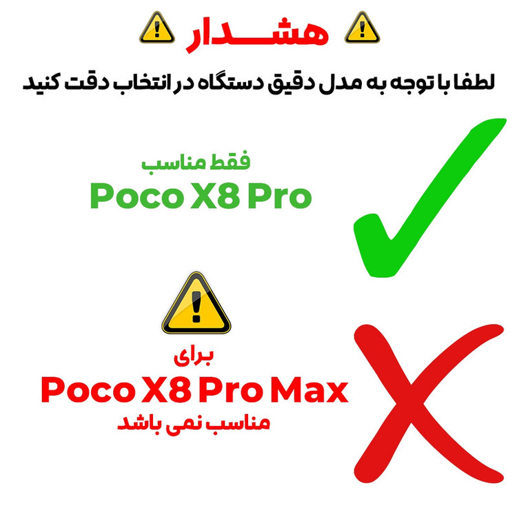 محافظ لنز دوربین بادیگارد مدل Blk مناسب برای گوشی موبایل شیائومی Poco X8 Pro