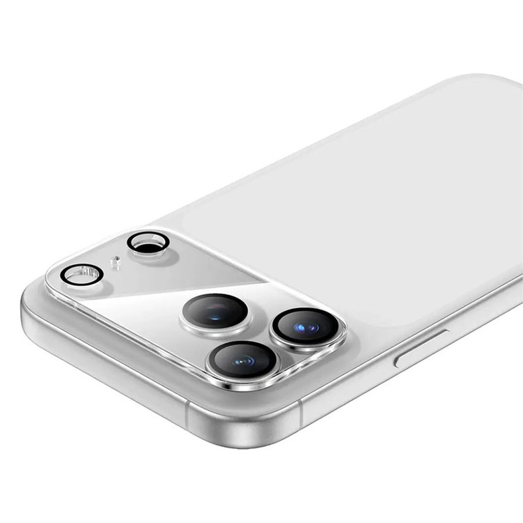 محافظ لنز دوربین شیشهای گرین لاین مدل Transparent Camera Lens مناسب برای گوشی موبایل iPhone 17 Pro