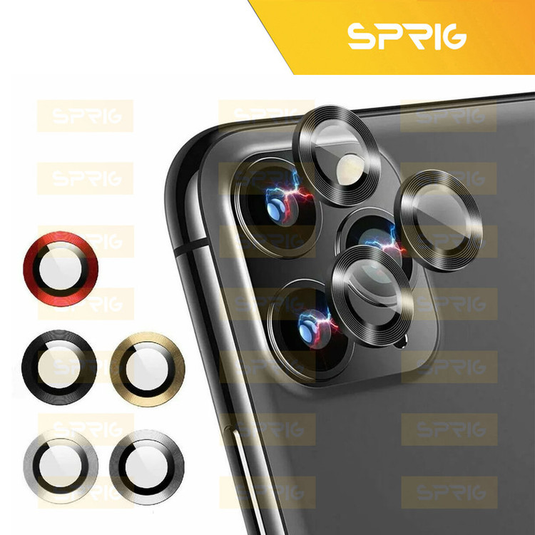 محافظ لنز دوربین اسپریگ مدل Metal-Ring مناسب برای گوشی موبایل اپل iPhone 13 Pro / 13 Pro Max