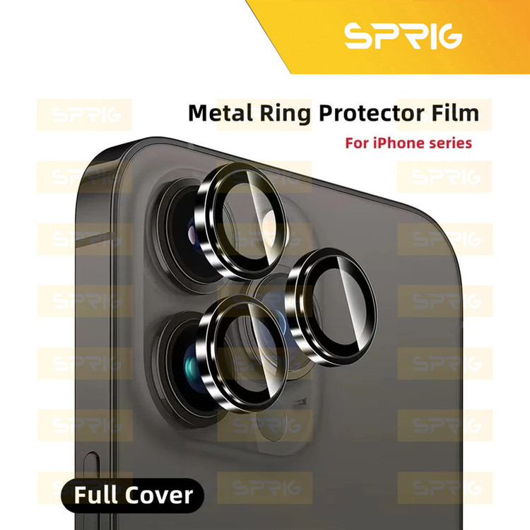 محافظ لنز دوربین اسپریگ مدل Metal-Ring مناسب برای گوشی موبایل اپل iPhone 13 Pro / 13 Pro Max