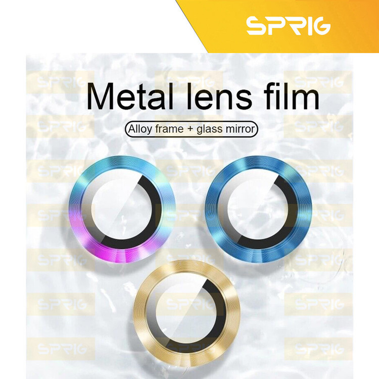 محافظ لنز دوربین اسپریگ مدل Metal-Ring مناسب برای گوشی موبایل اپل iPhone 13 Pro / 13 Pro Max