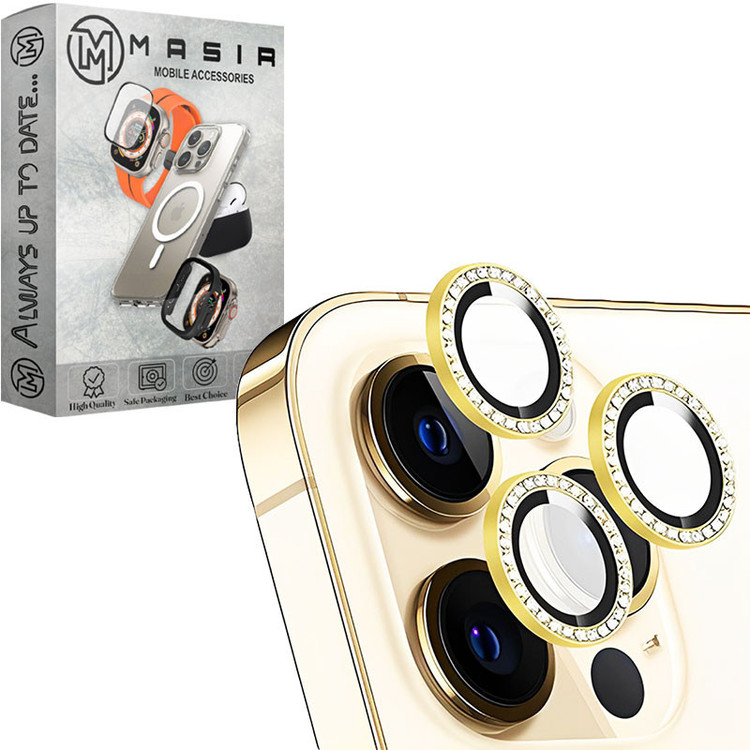 محافظ لنز دوربین مسیر مدل Diamond Lens protector مناسب برای گوشی موبایل اپل iPhone 16 Pro / 16 Pro Max