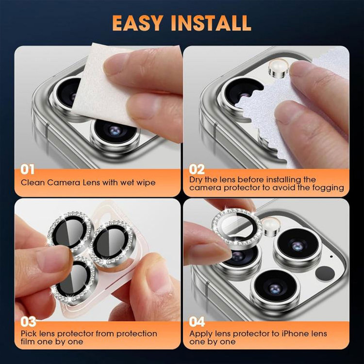 محافظ لنز دوربین پنتر مدل Diamond Ring مناسب برای گوشی موبایل شیائومی Poco X7 Pro