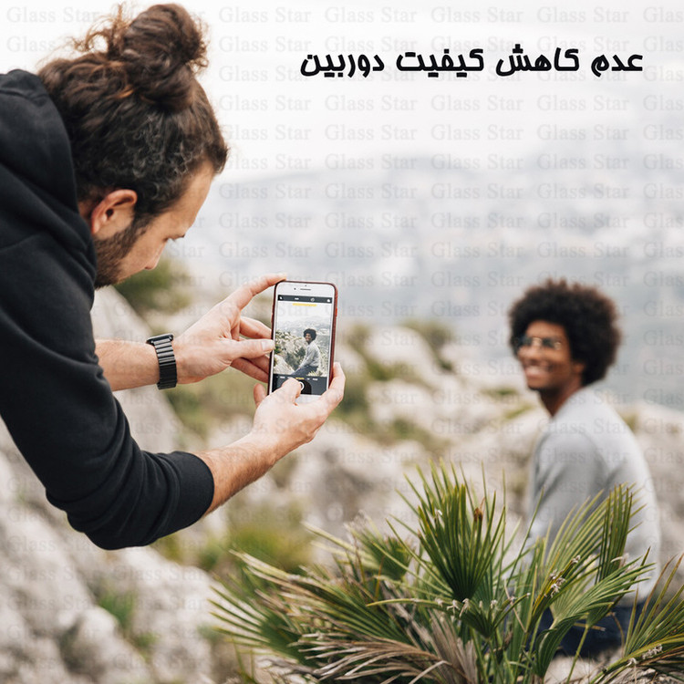 محافظ لنز دوربین گلس استار مدل LENSFS مناسب برای گوشی موبایل سامسونگ Galaxy A12 / A12 Nacho / M12 / F12