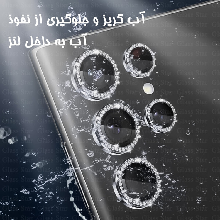محافظ لنز دوربین گلس استار مدل RNGLNGS مناسب برای گوشی موبایل شیائومی Poco X6