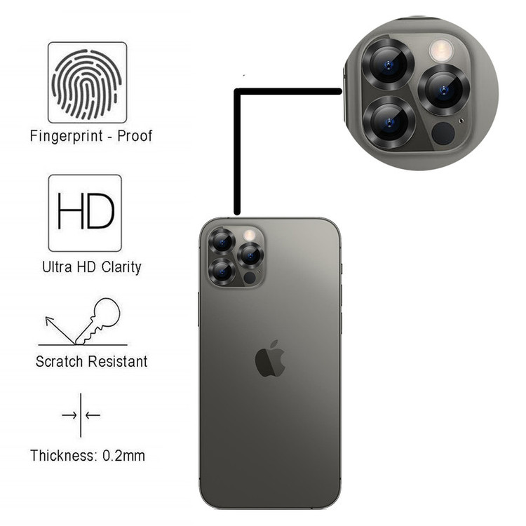 محافظ لنز دوربین بوف مدل ClrFilm-G مناسب برای گوشی موبایل اپل Iphone 12 Pro Max