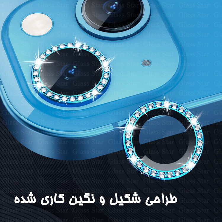 محافظ لنز دوربین گلس استار مدل RNGLNGS مناسب برای گوشی موبایل شیائومی Redmi Note 13 Pro 5G