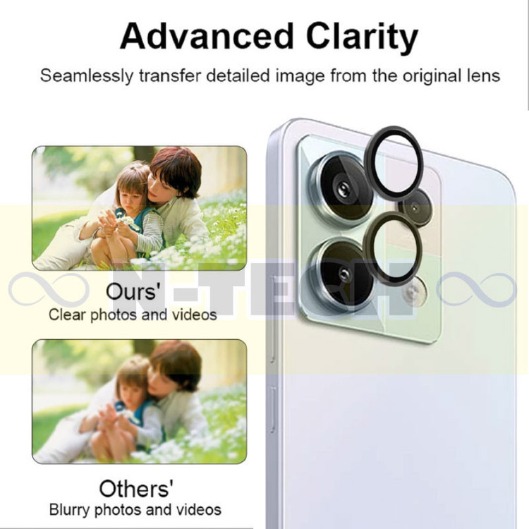 محافظ لنز دوربین انتک مدل Ring Metal Lens Protector مناسب برای گوشی موبایل شیائومی Redmi Note 13 Pro 5G