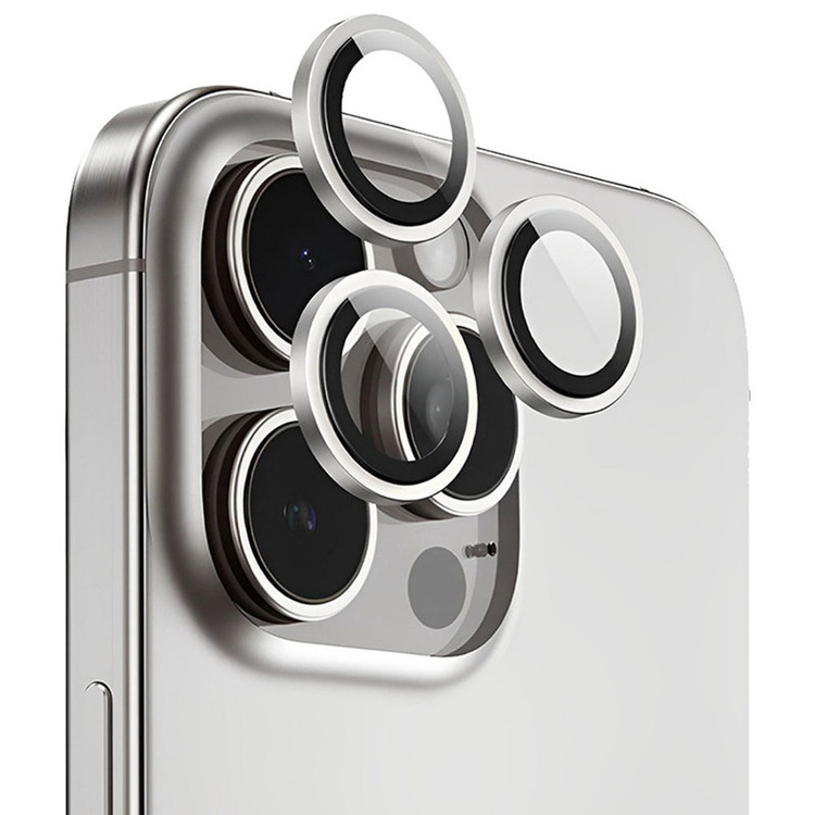 محافظ لنز دوربین انتک مدل Natural Titanium مناسب برای گوشی موبایل اپل iPhone 16 Pro / 16 Pro Max