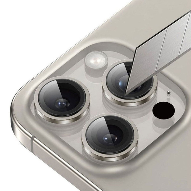 محافظ لنز دوربین انتک مدل Natural Titanium مناسب برای گوشی موبایل اپل iPhone 16 Pro / 16 Pro Max
