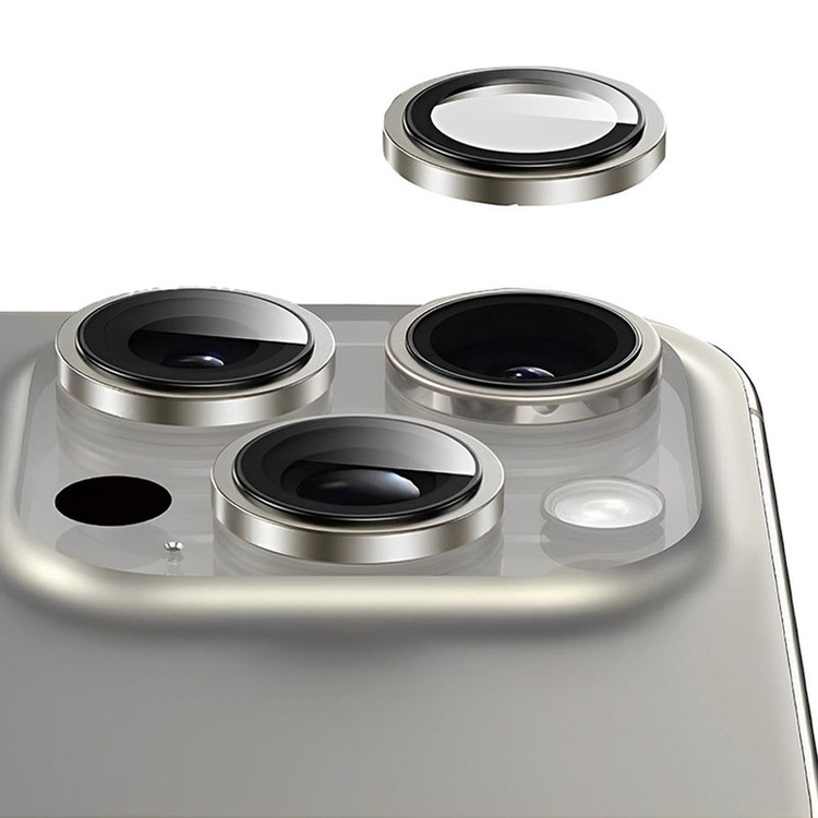 محافظ لنز دوربین انتک مدل Natural Titanium مناسب برای گوشی موبایل اپل iPhone 16 Pro / 16 Pro Max