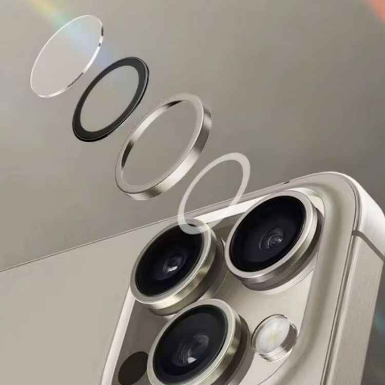 محافظ لنز دوربین انتک مدل Natural Titanium مناسب برای گوشی موبایل اپل iPhone 16 Pro / 16 Pro Max