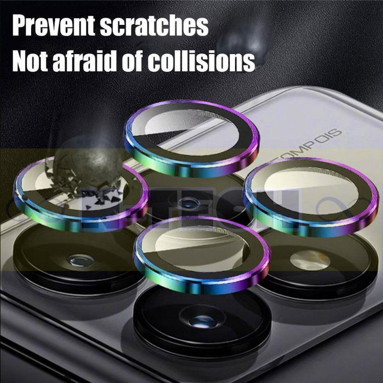 محافظ لنز دوربین انتک مدل Ring Metal Lens Protector مناسب برای گوشی موبایل شیائومی Poco X6 Pro 5G