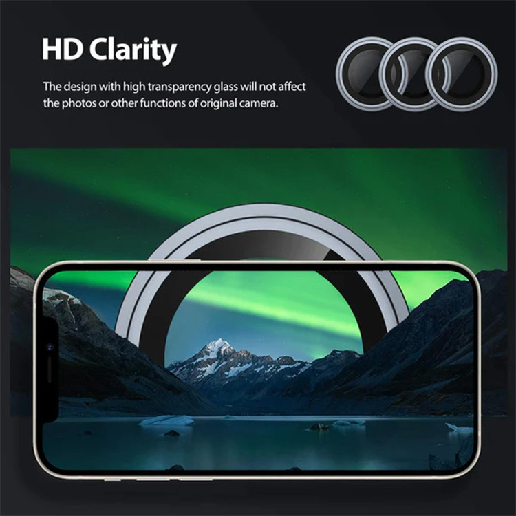 محافظ لنز دوربین اسپایدر مدل Ring Metal مناسب برای گوشی موبایل اپل iPhone 16 / 16 Plus