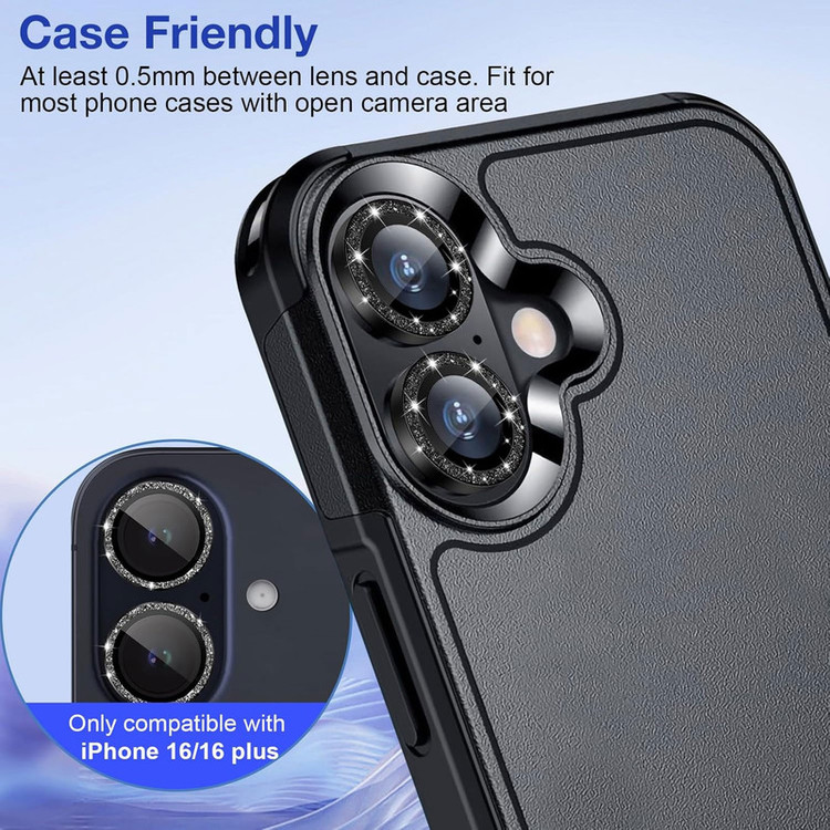 محافظ لنز دوربین فلزی پنتر مدل Shinny مناسب برای گوشی موبایل اپل iPhone 17