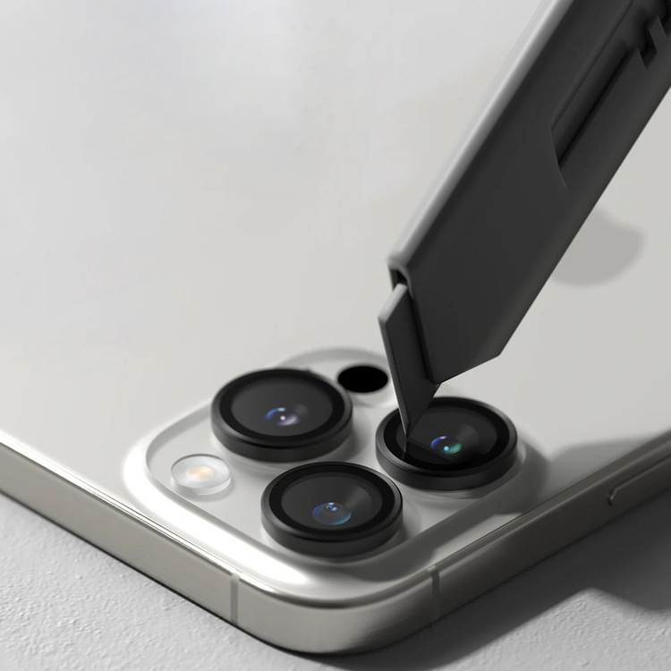 محافظ لنز دوربین گوف مدل Ring Metal مناسب برای گوشی موبایل اپل iPhone 16 Pro
