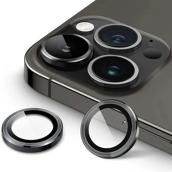محافظ لنز دوربین گوف مدل Ring Metal مناسب برای گوشی موبایل اپل iPhone 16 Pro