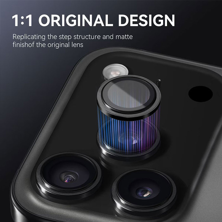 محافظ لنز دوربین فلزی کینگدام مدل Ring MTL مناسب برای گوشی موبایل اپل iPhone 17 Pro / 17 Pro Max