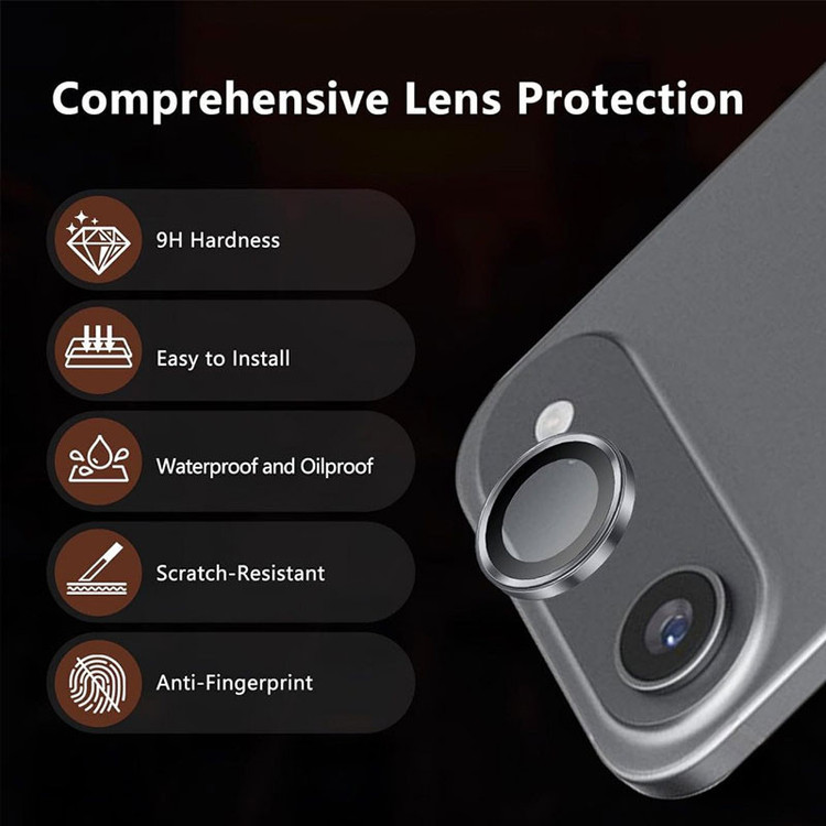 محافظ لنز دوربین فلزی مسیر مدل Light Gld مناسب برای گوشی موبایل اپل iPhone Air / 17 Air