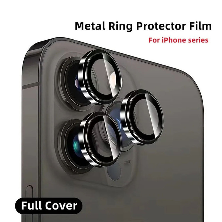 محافظ لنز دوربین نایت مدل Ring Metal KT مناسب برای گوشی موبایل اپل iPhone 16 Pro / 16 Pro Max