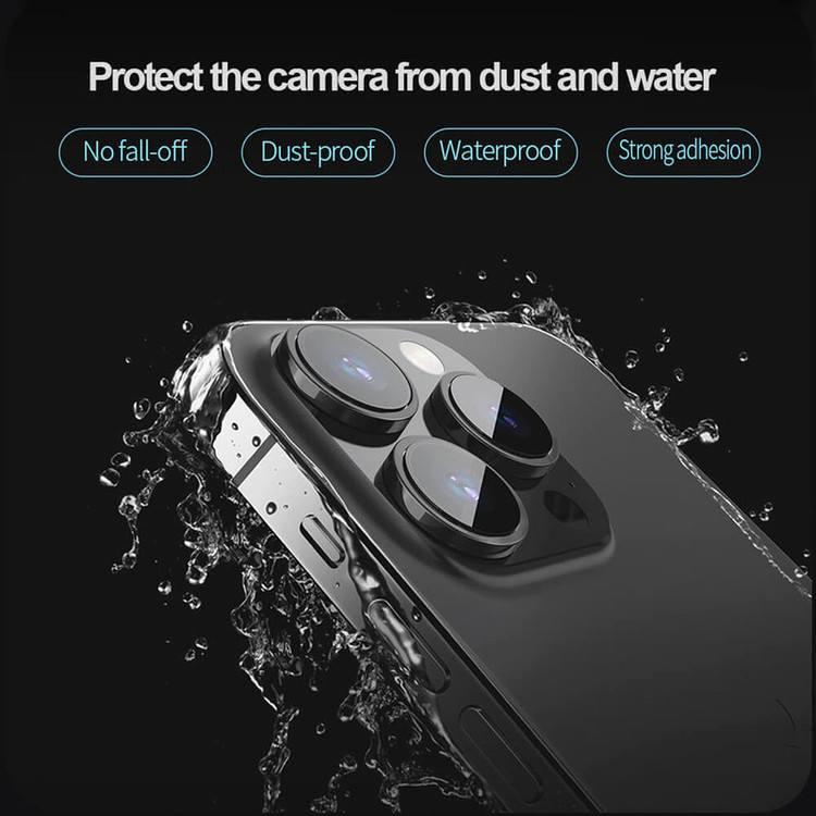 محافظ لنز دوربین نایت مدل Ring Metal KT مناسب برای گوشی موبایل اپل iPhone 16 Pro / 16 Pro Max