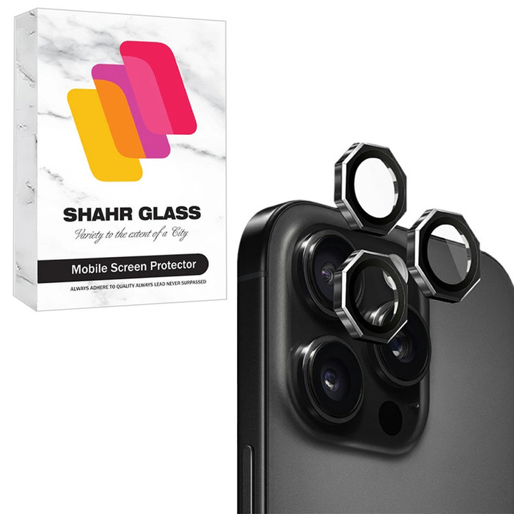 محافظ لنز دوربین شیشهای شهر گلس مدل R8ZS مناسب برای گوشی موبایل اپل iPhone 14 Pro Max