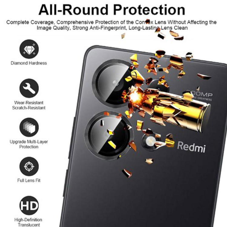 محافظ لنز دوربین مسیر مدل رینگی مناسب برای گوشی موبایل شیائومی Redmi Note 12 5G