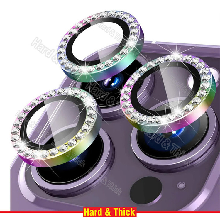 محافظ لنز دوربین هارد اند تیک مدل Ring Diamond مناسب برای گوشی موبایل اپل Iphone 13 Pro / 13 Pro max