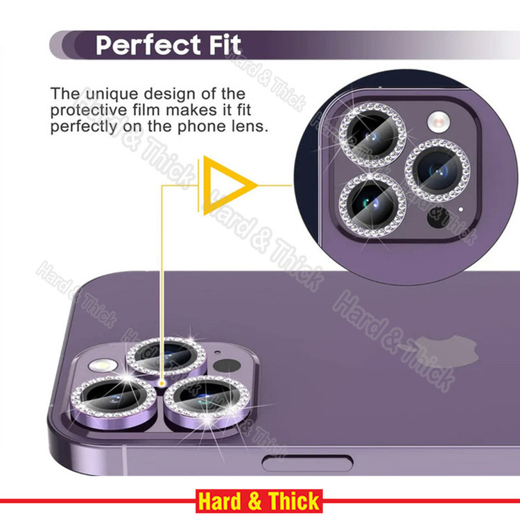 محافظ لنز دوربین هارد اند تیک مدل Ring Diamond مناسب برای گوشی موبایل اپل Iphone 13 Pro / 13 Pro max
