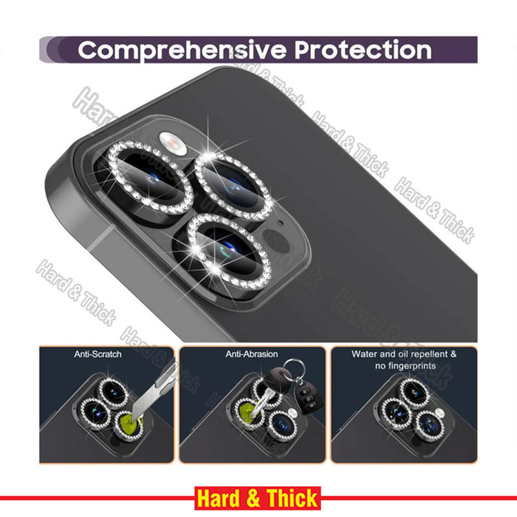 محافظ لنز دوربین هارد اند تیک مدل Ring Diamond مناسب برای گوشی موبایل اپل Iphone 13 Pro / 13 Pro max