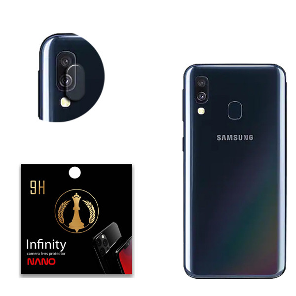 محافظ لنز دوربین اینفینیتی مدل Pro Max مناسب برای گوشی موبایل سامسونگ Galaxy A40