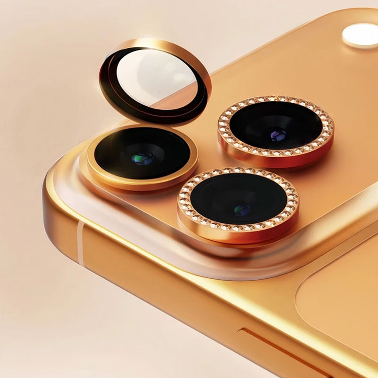 محافظ لنز دوربین فلزی مسیر مدل Diamond Lux مناسب برای گوشی موبایل اپل iPhone 17 Pro