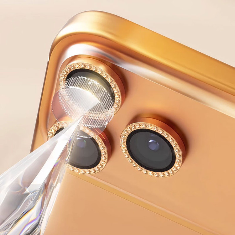 محافظ لنز دوربین فلزی مسیر مدل Diamond Lux مناسب برای گوشی موبایل اپل iPhone 17 Pro