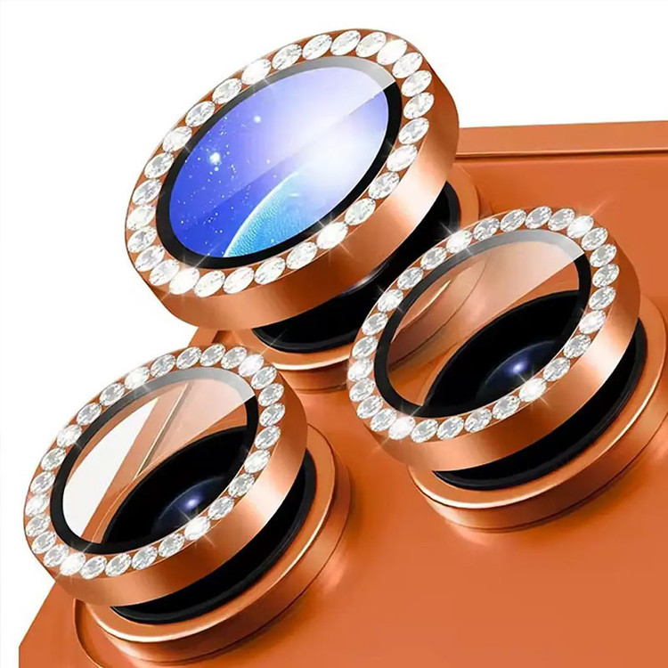 محافظ لنز دوربین فلزی مسیر مدل Diamond Lux مناسب برای گوشی موبایل اپل iPhone 17 Pro
