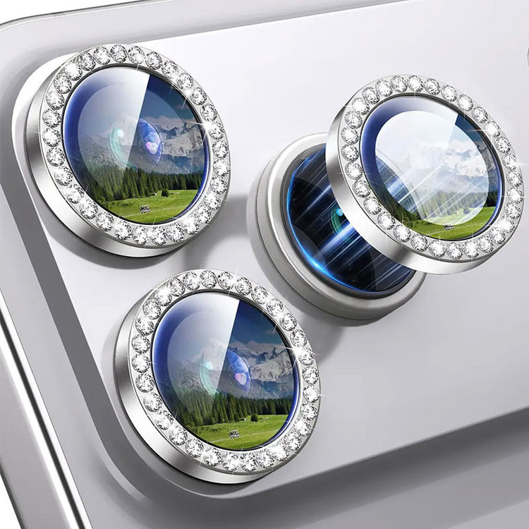 محافظ لنز دوربین فلزی مسیر مدل Diamond Lux مناسب برای گوشی موبایل اپل iPhone 17 Pro