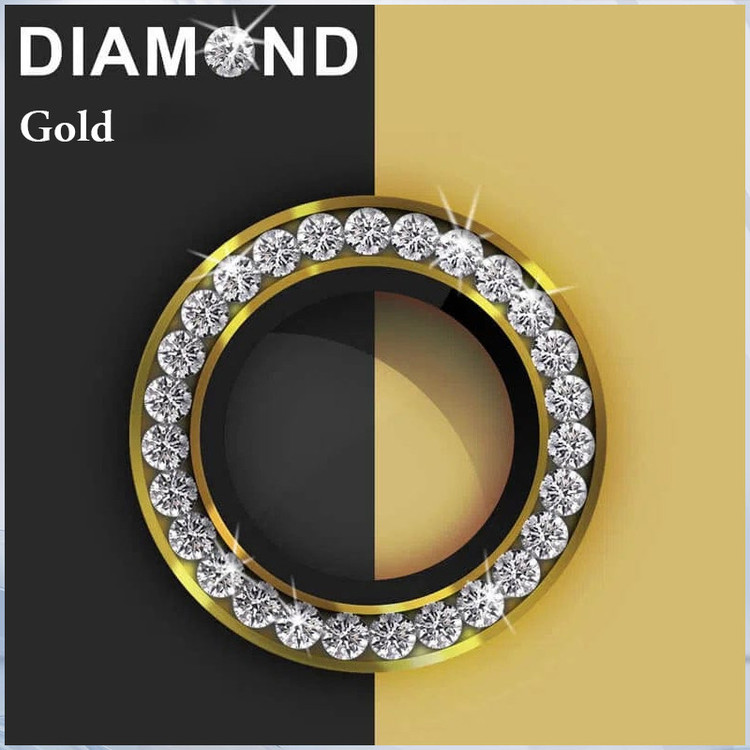 محافظ لنز دوربین فلزی مسیر مدل Diamond Ring مناسب برای گوشی موبایل اپل iPhone 17 Pro