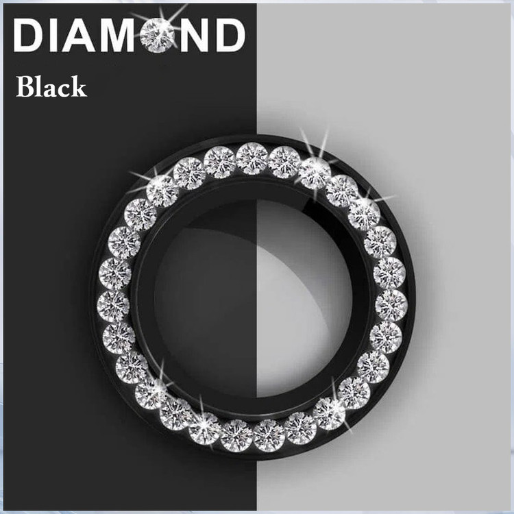 محافظ لنز دوربین فلزی مسیر مدل Diamond Ring مناسب برای گوشی موبایل اپل iPhone 17 Pro