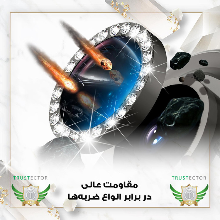 محافظ لنز دوربین تراستکتور مدل RNGLNTR مناسب برای گوشی موبایل شیائومی Redmi Note 13 5G