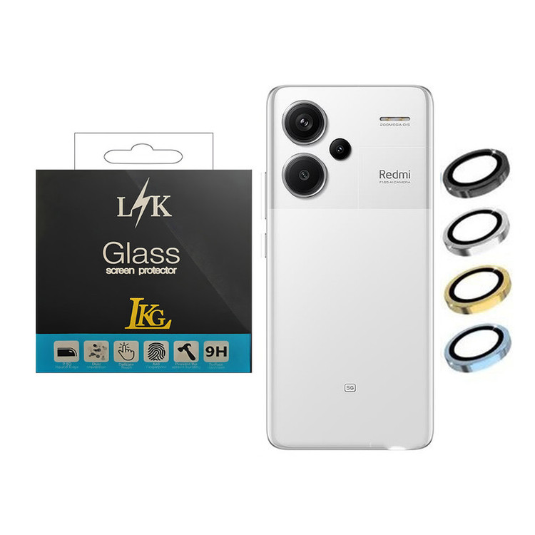 محافظ لنز دوربین ال کا جی مدل رینگی مناسب برای گوشی موبایل شیائومی Redmi Note13 Pro Plus 5G