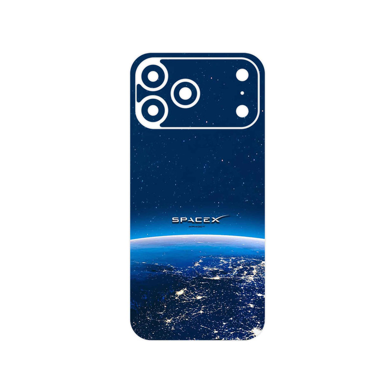 برچسب پوششی ماهوت مدل Space X مناسب برای گوشی موبایل اپل iPhone 17 Pro Max